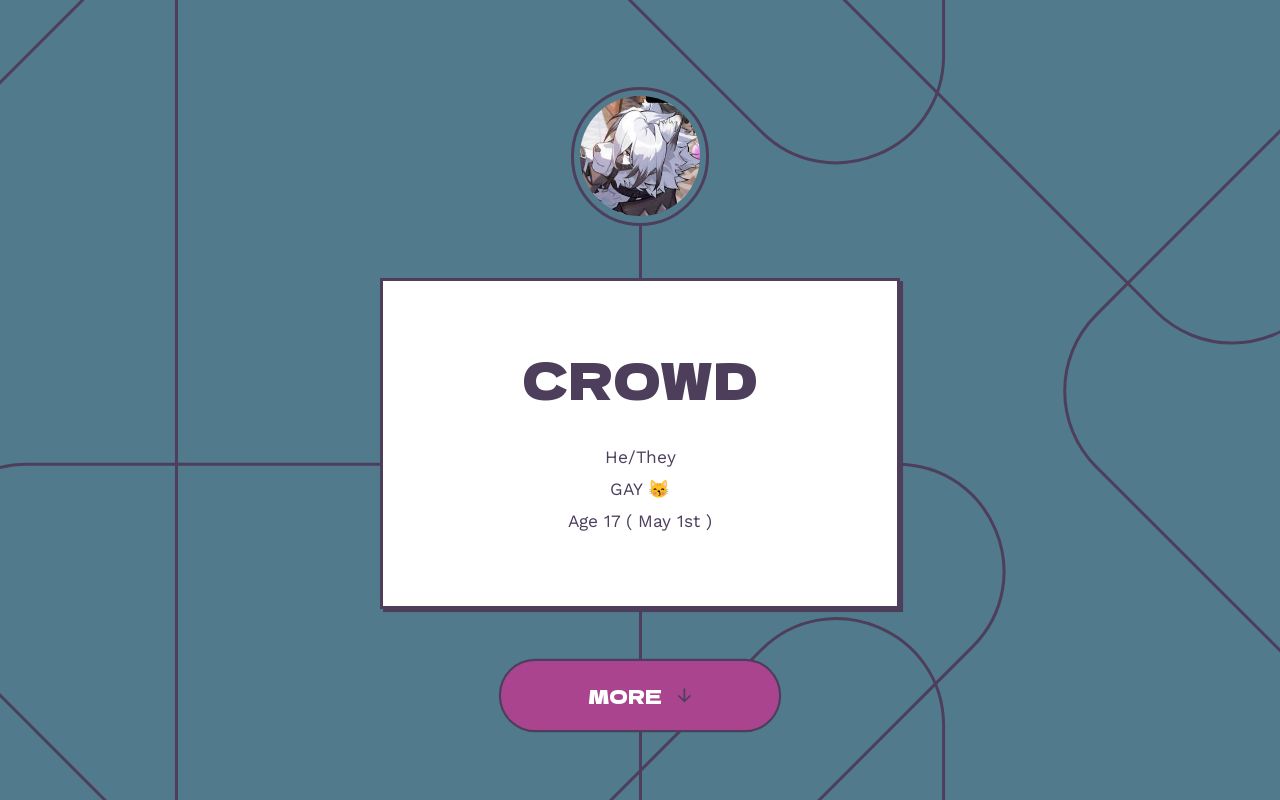 Carrd profile picture for @crowds